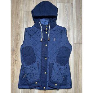 Teenie Weenie Blue Quilted Hooded Jacket - Women Size M